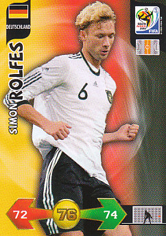 Simon Rolfes Germany Panini 2010 World Cup #96
